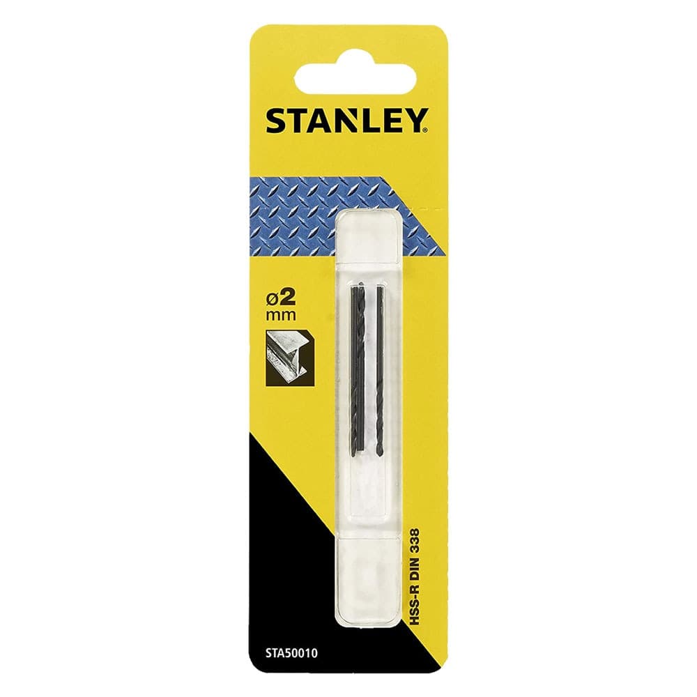Punta per Stanley Metallo Hss R 3 Pezzi 2 mm