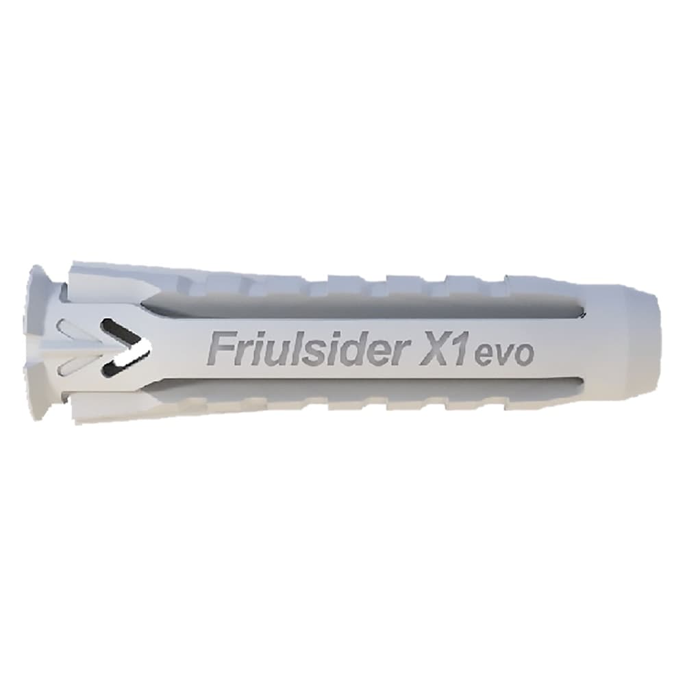 Tassello Friulsider X1 Evo Nylon 50 Pezzi 10 X 50 mm