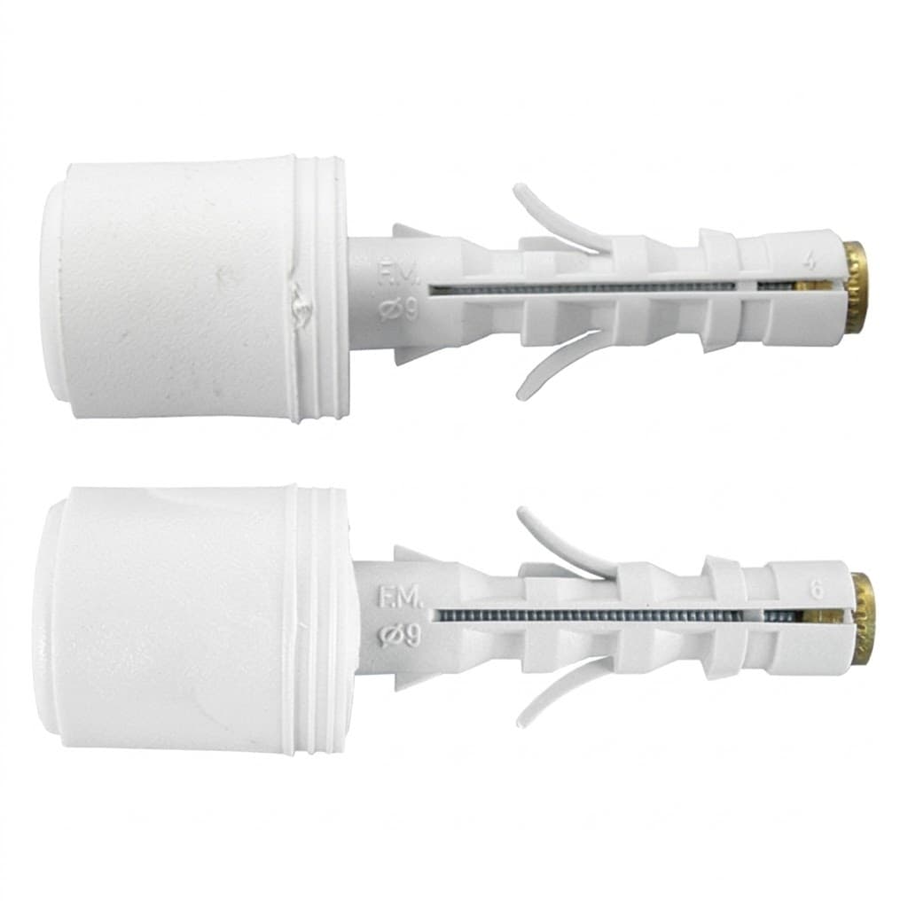 Tassello HTS10 Nylon Paracolpo 2 Bianco 9 mm - 2