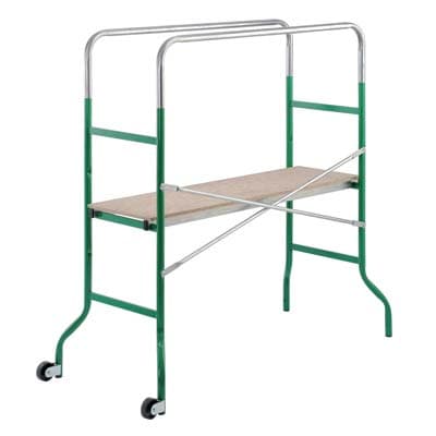Trabattello Kreo Supermini Gierre Acciaio Vern Legno Cm 144X62 H.cm 106 - 2