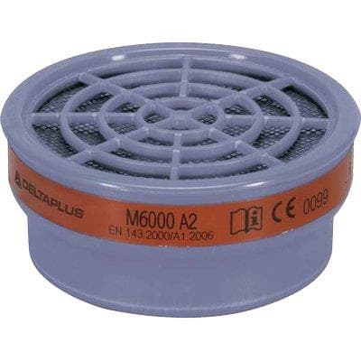 Filtro per Respiratore a Maschera M6400 Deltaplus M6000 A2 2 Pezzi - 2