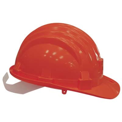 Elmetto Sicurezza Senza Sottogola Rosso 5 Pezzi - 2