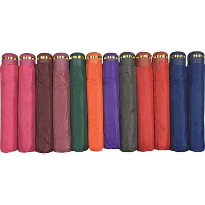 Ombrello Pioggia Supermini Pl Metallo 8 Stecche Manuale 102 cm 6 Pezzi - 2