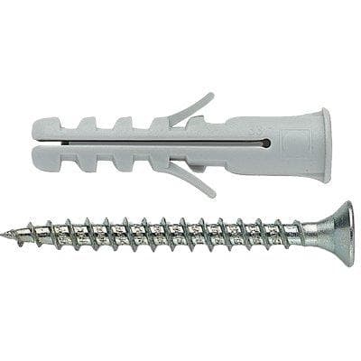 Tassello Nylon Eb Va Elematic Vite TSP Cava Pz Bordato Eb Va 10 50 Pezzi - 2