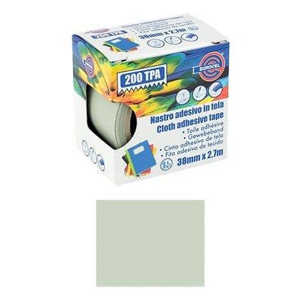 Nastro Adesivo Telato 200 Tpa Eurocel Grigio 2,7 ml 38 mm 4 Pezzi - 2