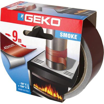 Nastro Alluminio Emmesmoke Geko Marrone 9 m 4 cm 2 Pezzi - 2