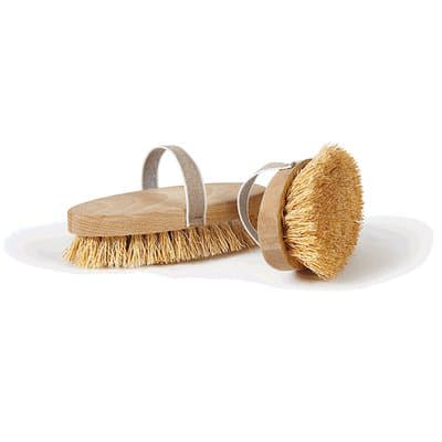 Spazzola Ovale Legno Trebbia Perfetto Grande 2 Pezzi - 2