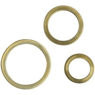 Rondella Alzaporta Ottone Tornito 9 mm 100 Pezzi - 2