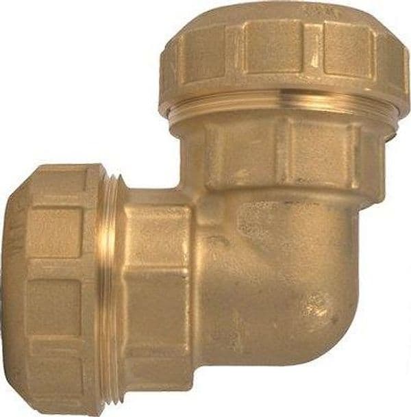 Gomito a Compressione PN25 750 Itap Ottone 32 x 32 mm 2 Pezzi - 2