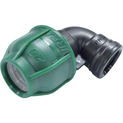 Gomito a Compressione Filetto Femmina PN10 25 mm x ¾ F 10 Pezzi - 2