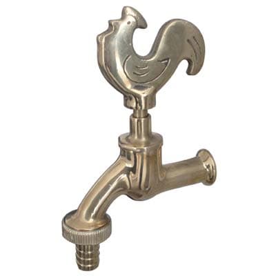Rubinetto Artistico a Vite Gallo Stars Ottone ½m Mm 25 - 2