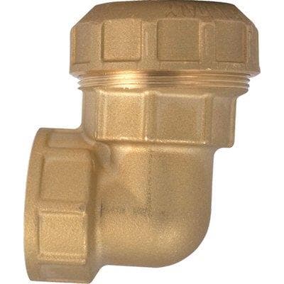 Gomito a Compressione Fil Femmina PN25 745 Itap Ottone per 1 F 2 Pezzi - 2