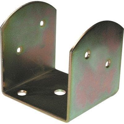 Supporto Gazebo a U 838 Zincato Giallo S 45 x 80 mm 3,0 mm H 40 mm 5 Pezzi - 2