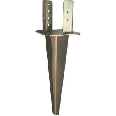 Supporto Gazebo Quadro a Conficcare 955 Zincato Giallo S.mm 4,0 mm 70X70 - 2
