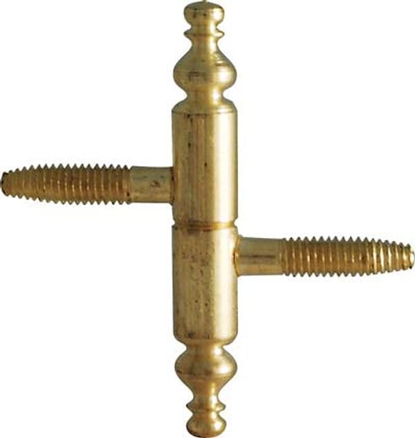 Cerniera Barocco Tipo Anuba Acciaio Ottonato 14 mm 10 Pezzi - 2