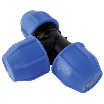 Tee a Compressione PN16 20 x 20 x 20 mm 10 Pezzi - 2