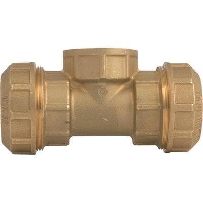 Tee a Compressione Filetto Femmina PN25 735 Itap Ottone 20 mm x ½ F 8 Pezzi - 2