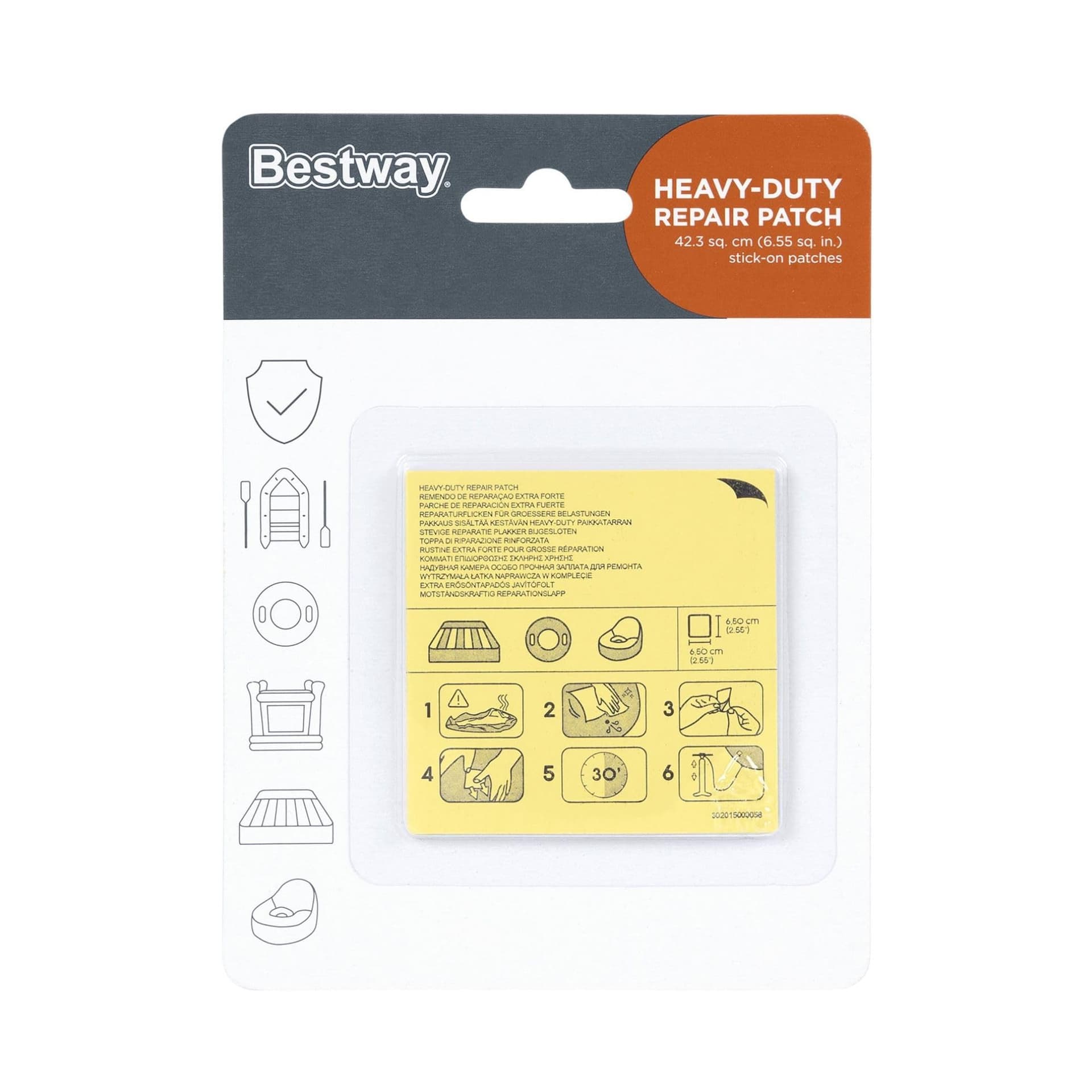 Toppe Piscina Rinforzate 62068 Bestway Nr 10XCMQ 42,3 - 2
