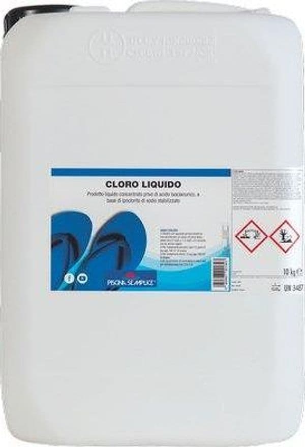 Cloro Liquido per Piscina Stabilizzato Kg 25 Piscina Semplice - 2