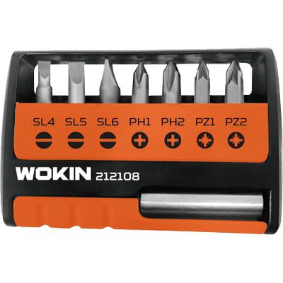 Inserti con Portainserto per Avvitatore 212108 Wokin TA4 8 Pezzi - 2