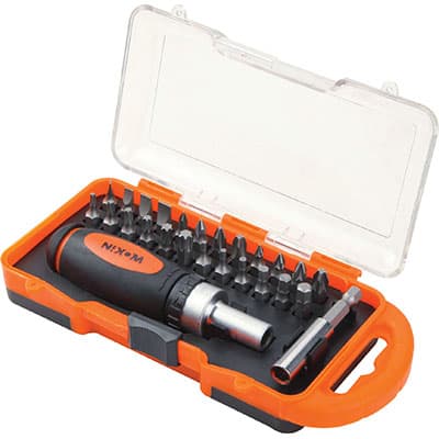 Cacciavite Giravite a Cricchetto Kit 206526 Wokin A4 26 Pezzi - 2