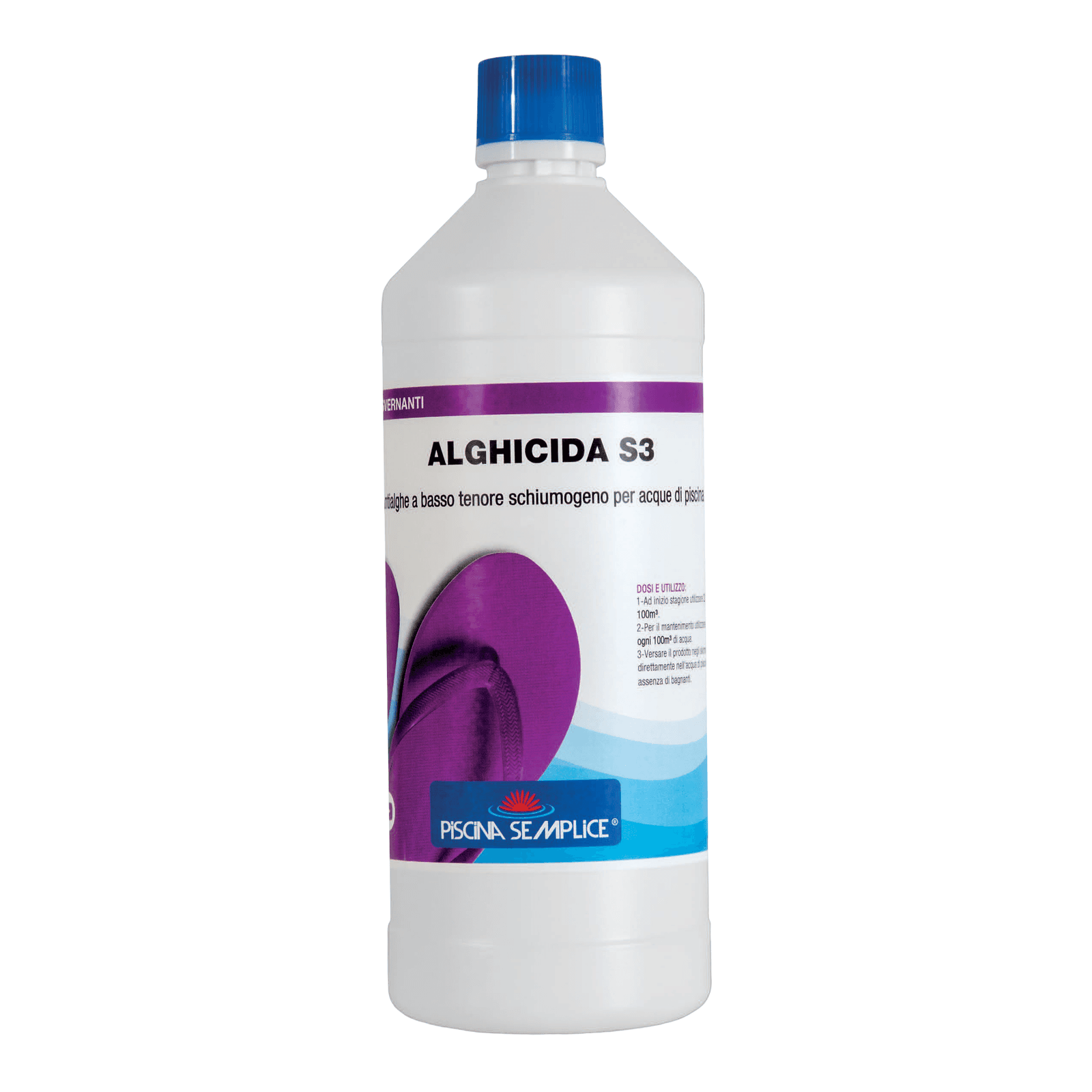 Antialga per Piscina Liquido Lt 1 Confezione 6 Pezzi Piscina 6 Pezzi - 2