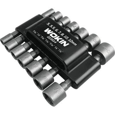 Inserti a Bussola Esagonali Avvitat 223514 Wokin 4 F 38 mm 14 Pezzi - 2