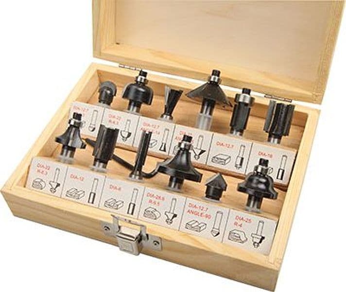 Frese Serie per Fresatrice Verticale 755812 Wokin Codolo 1/4 12 Pezzi - 2