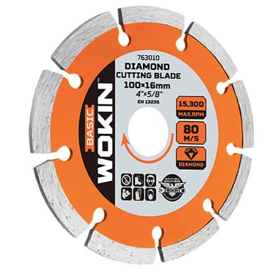 Disco Diamantato a Settore 7631 Wokin 763111 115 x 22,2 mm H 1,8 mm 5 Pezzi - 2