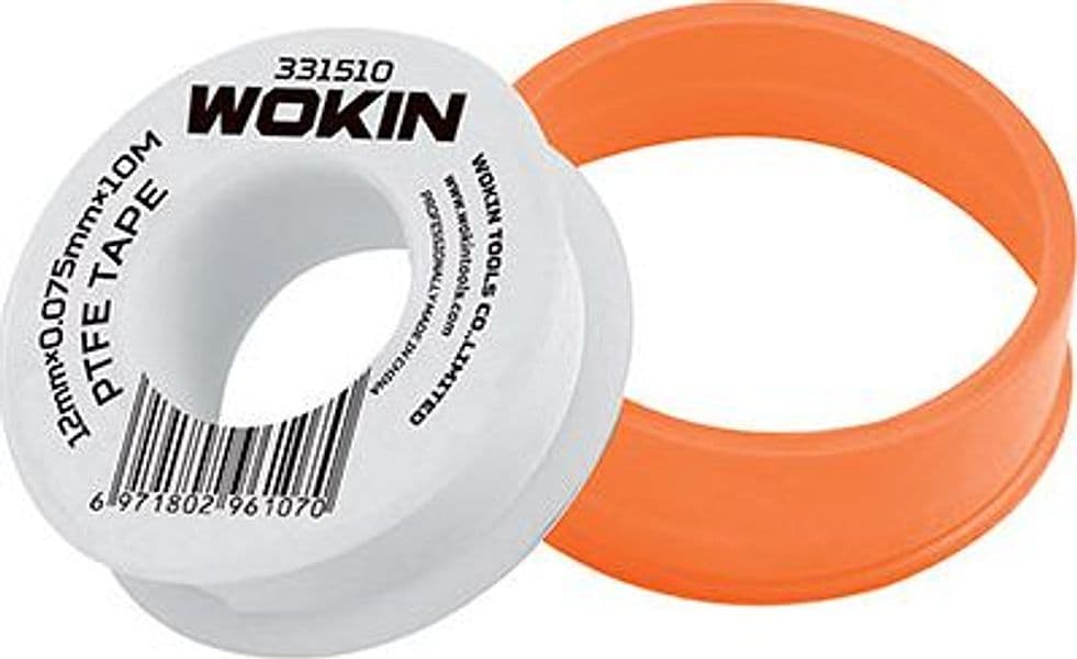 Nastro Teflon per Filetti 331510 Wokin PTFE 10 m 12 mm 30 Pezzi - 2
