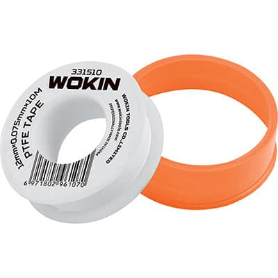 Nastro Teflon per Filetti 331510 Wokin PTFE 10 m 12 mm 30 Pezzi - 2