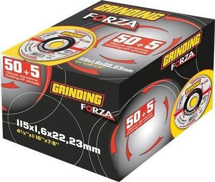 Disco Abrasivo Taglio Ferro Piano Forza 115 x 22,2 mm H 1 mm 50 7132506 - 2