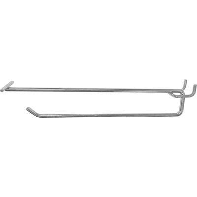 Gancio Portacartellino per Espositiore 951 Wokin Cromato 200 mm 10 Pezzi - 2