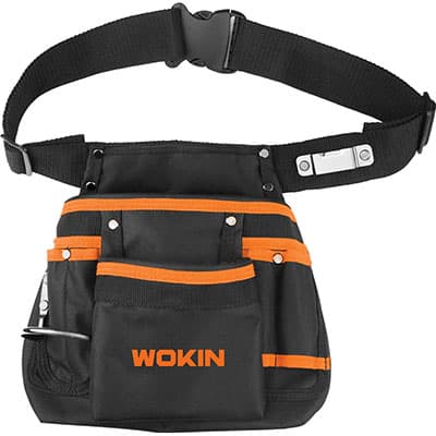 Borsa Carpentiere 11 Tasche 906513 Wokin Nylon con Cinta Cm 29X22 - 2