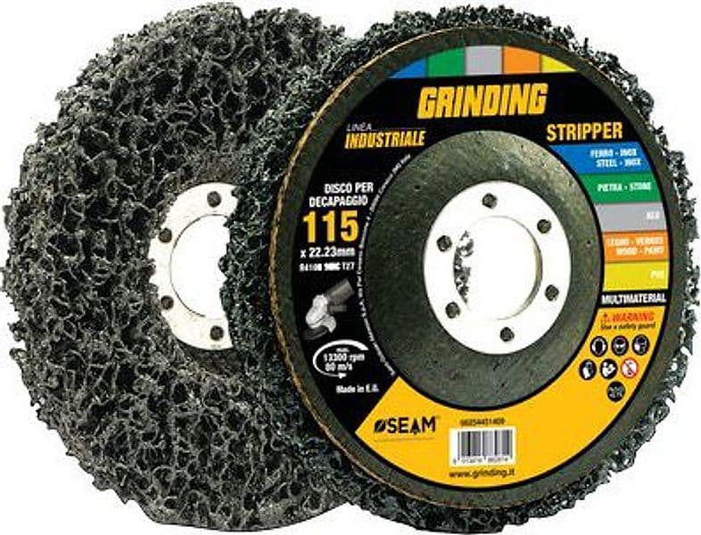 Disco Pulitura Stripper Multimaterial Grinding 115 x 22,2 mm 10 Pezzi - 2