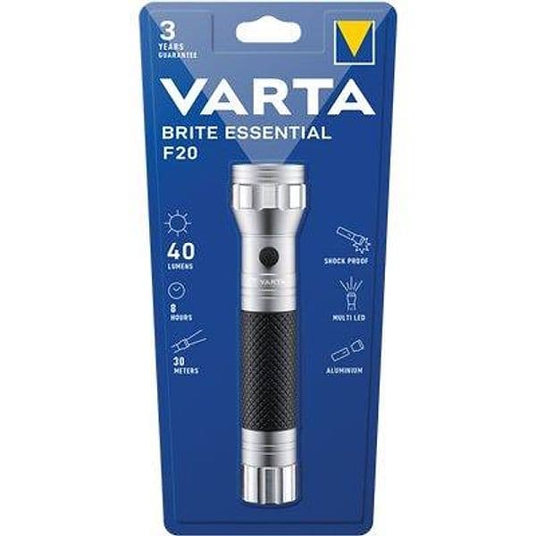 Torcia LED Brite Essential Varta LED 19 2XMEZZA Torcia C Escluse - 2