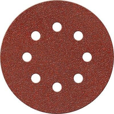 Disco Abrasivo Fibrato Velcrato 8 Fori Imperial 125 x 22,2 mm 100 Pezzi - 2