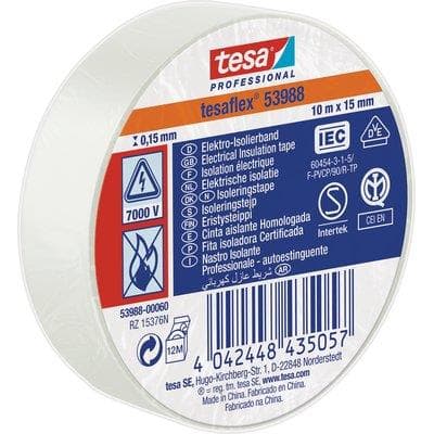 Nastro PVC Isolante Imq Tesa Bianco 10 ml 15 mm 20 Pezzi - 2