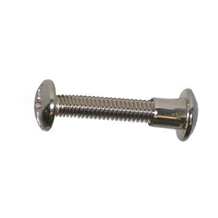 Vite per Sedia 30 mm Nichelato 50 Pezzi - 2