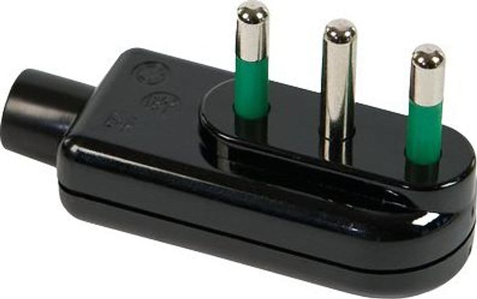 Spina Mobile Ribassata Fme Nero 2P con T 10A 10 Pezzi – Fanton