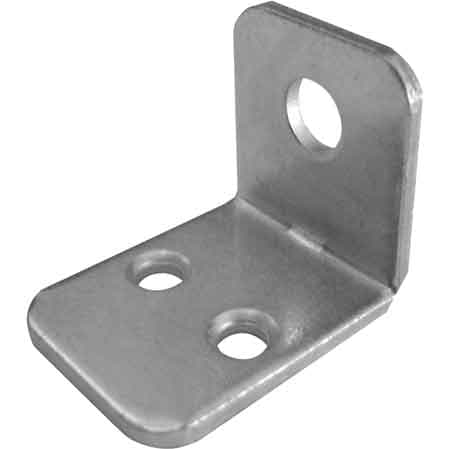 Squadretta per Mobili 22 x 28 mm Zincata 100 Pezzi - 2