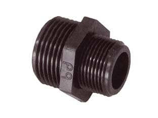 Niples Ridotto Filettato Maschio in Polipropilene m 11 2 m 11 4 10 Pezzi - 2