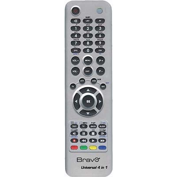 Telecomando Universale 4 in 1 Bravo Tv con Dtt con Dvd con Sky Memoria - 2