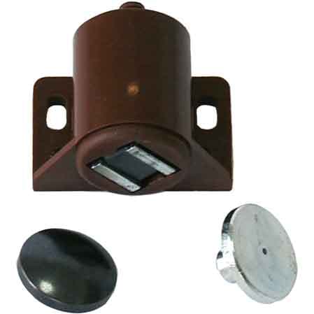 Chiusura Magnetica per Vetri 30 x 30 mm Bianca 100 Pezzi - 2
