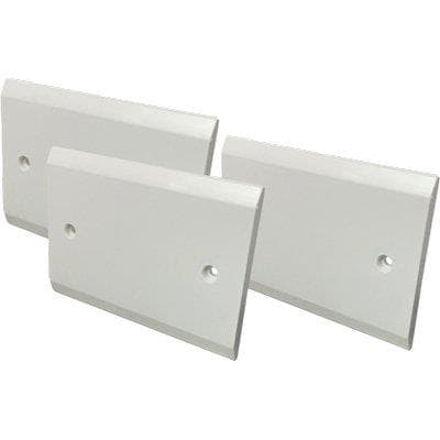 Coperchio Scatola Rettangolare Pp Bianco 80 x 120 mm 3 Pezzi - 2