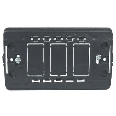 Supporto Frutti Venus Marlanvil Pc Nero Posti 3 25 Pezzi - 2