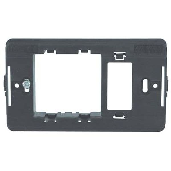Supporto Frutti Venus Marlanvil Pc Nero Posti 1 con Schuko 10 Pezzi - 2