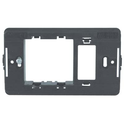 Supporto Frutti Venus Marlanvil Pc Nero Posti 1 con Schuko 10 Pezzi - 2