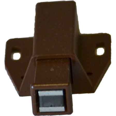 Cricchetto Magnetico Quadro 40 x 40 mm Bianco 100 Pezzi - 2