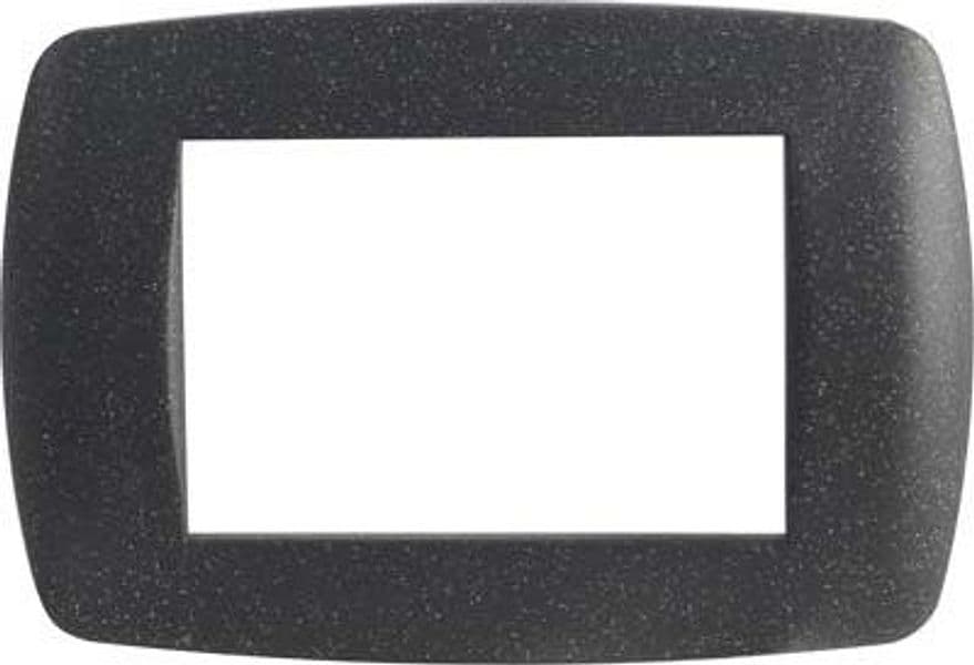 Placca Coprifrutti Millenium Marlanvil Nero 122 x 83 mm 15 Pezzi - 2